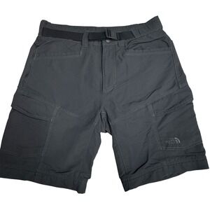 North Face Cargo Shorts Men's Small Performance Hiking Belted Outdoor Tactical